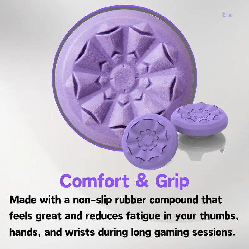 Professional Thumb Grips Joystick Cap Analog Stick Cover, Thumbsticks Grips for PS5/PS4, XBOX, 2 Thumbsticks - 1 High-Rise, 1 Mid-Rise Grips