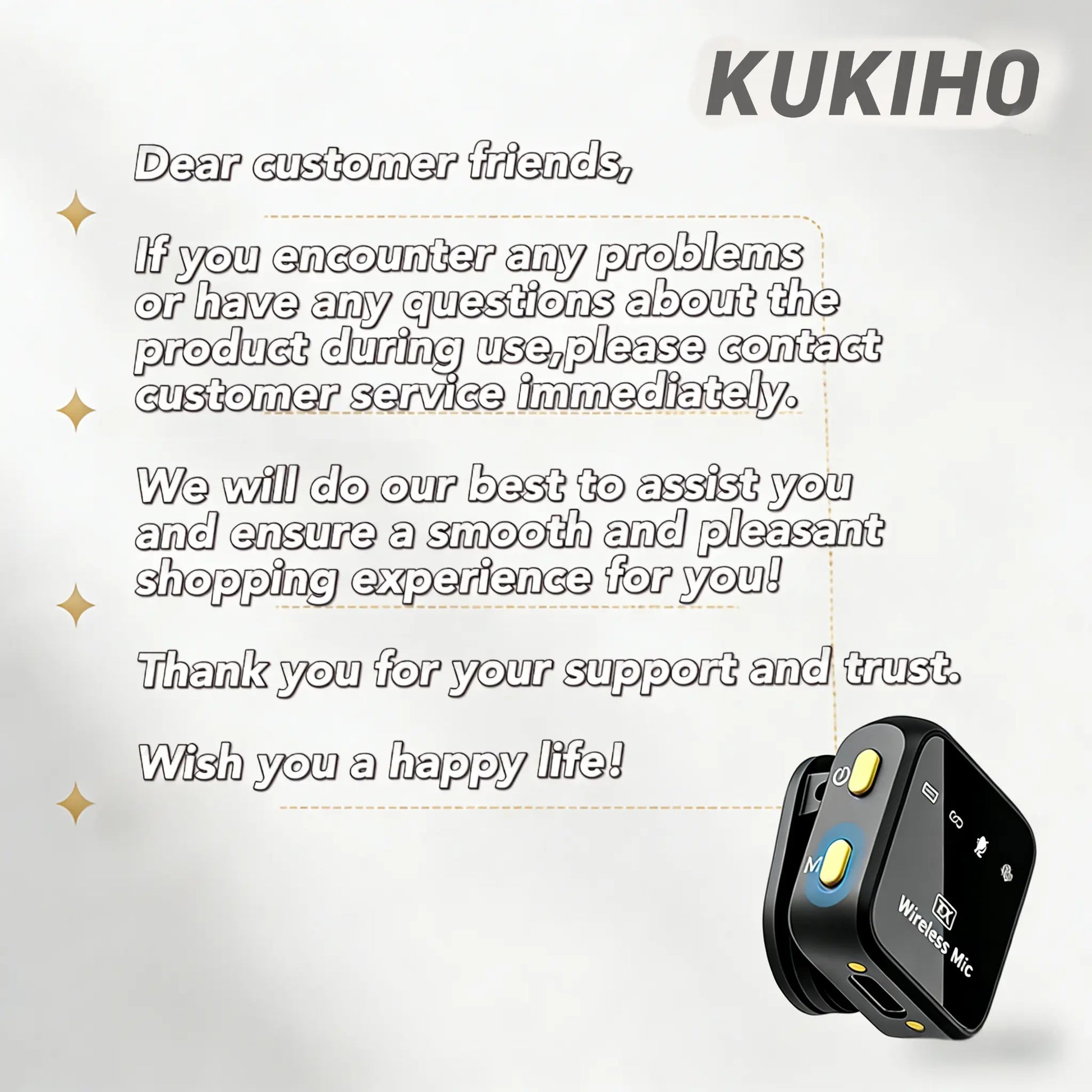 Mother'S Day Sale！Kukiho Wireless Lavalier Microphone for Iphone Ipad Android with Charging Case Audio Smartphone Audio Smartphone
