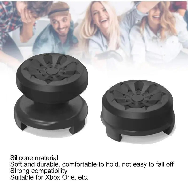 Professional Thumb Grips Joystick Cap Analog Stick Cover, Thumbsticks Grips for PS5/PS4, XBOX, 2 Thumbsticks - 1 High-Rise, 1 Mid-Rise Grips
