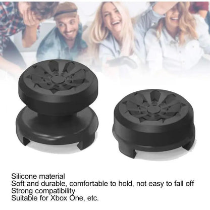 Professional Thumb Grips Joystick Cap Analog Stick Cover, Thumbsticks Grips for PS5/PS4, XBOX, 2 Thumbsticks - 1 High-Rise, 1 Mid-Rise Grips