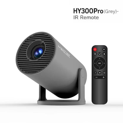 [US Warehouse] Magcubic Hy300Pro Projector 290ANSI Android 14.0 Dual Wifi6 8K 4K Decode Auto Keystone Correction Wireless BT5.4 130"Screen 1280*720P Built-In Speaker Allwinner H726 180° Rotatable Mini Portable Home Cinema Outdoor Audio Summervibes Gift